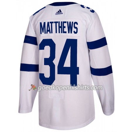 Toronto Maple Leafs Auston Matthews 34 Adidas Pro Stadium Series Authentic Shirt - Mannen